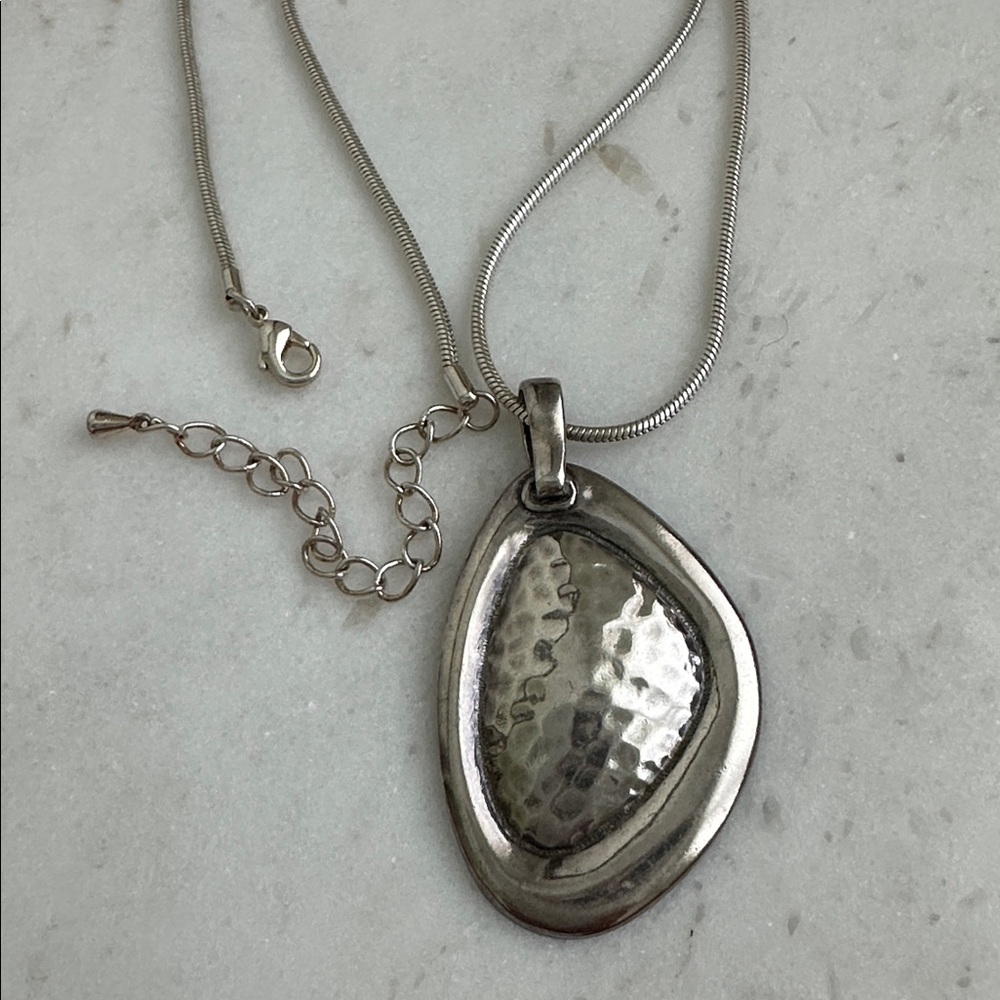 Silpada Pendant 925 Sterling and Snake Chain Silver